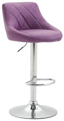 Barhocker Lazio Kunstleder chrom - lila