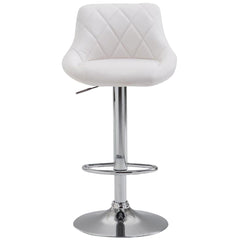 2er Set Barhocker Lazio Kunstleder C - weiß