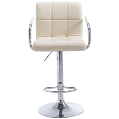 Barhocker Lucy V2 chrom - creme - InfinityMarket