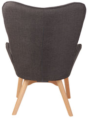 Lounger Durham Stoff - dunkelgrau