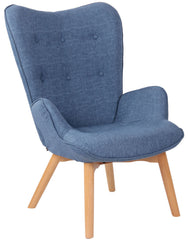 Lounger Durham Stoff - blau