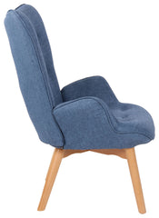 Lounger Durham Stoff - blau