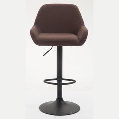 Barhocker Braga Stoff B - braun - InfinityMarket