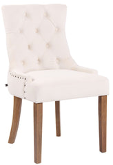 Esszimmerstuhl Aberdeen Samt antik-hell - creme