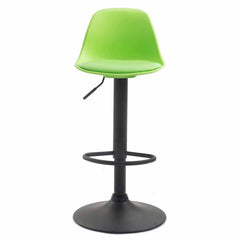 2er Set Barhocker Kiel Kunststoff schwarz - grün