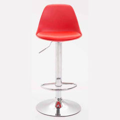 2er Set Barhocker Kiel Kunststoff chrom - rot