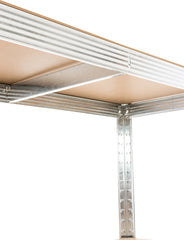 2er Set Steckregal G 90x40x180 cm - silber