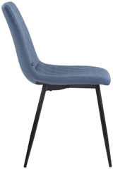 Stuhl Telde Stoff - blau