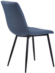 Stuhl Telde Stoff - blau