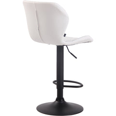 Barhocker Cork Kunstleder schwarz - weiß