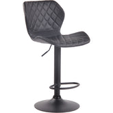 Barhocker Cork Kunstleder schwarz - schwarz