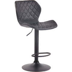 Barhocker Cork Kunstleder schwarz - schwarz