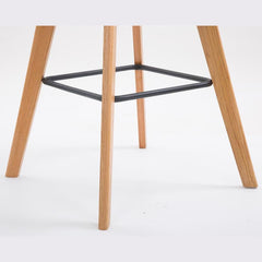 2er Set Barhocker Metz Stoff natura - grau