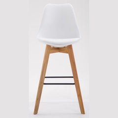 2er Set Barhocker Metz Kunststoff natura - weiß