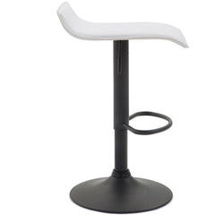 Barhocker Dyn V2 Kunstleder schwarz - weiß