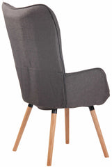 Lounger Ashford Stoff natura - dunkelgrau