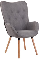 Lounger Ashford Stoff natura - grau