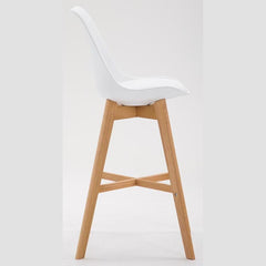 2er Set Barhocker Cannes Kunststoff natura - weiß