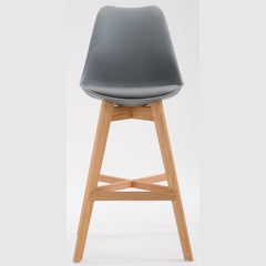 2er Set Barhocker Cannes Kunststoff natura - grau