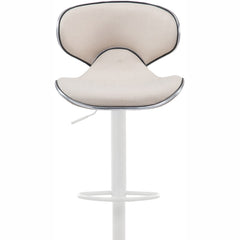 Barhocker Las Vegas V2 Stoff weiß - creme