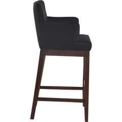 Barhocker Laredo Stoff antik - schwarz