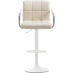 2er Set Barhocker Lucy V2 weiß - creme