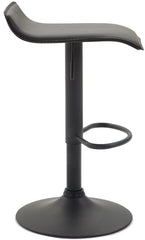 2er Set Barhocker Dyn V2 Kunstleder schwarz - schwarz