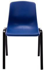 4er Set Stapelstuhl Nowra Kunststoff - blau