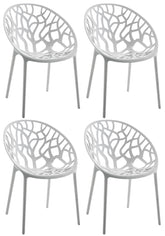 4er Set Stuhl Hope - hellgrau
