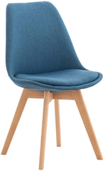 Stuhl Linares Stoff - blau