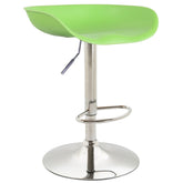 Barhocker Anaheim Kunststoff chrom - grün