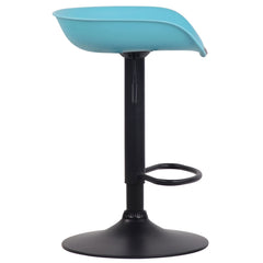 Barhocker Anaheim Kunststoff schwarz - blau