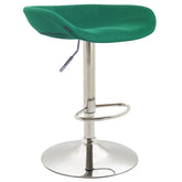 Barhocker Anaheim Filz chrom - grün