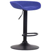 Barhocker Anaheim Filz schwarz - blau