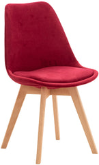 Stuhl Linares Samt - rot