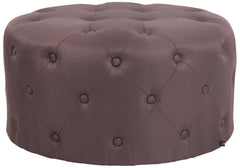 Fußhocker Korsika Stoff - braun