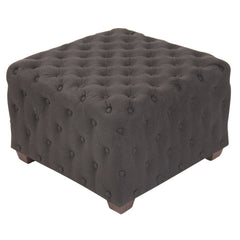 Sitzhocker Nimes Stoff - dunkelgrau
