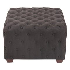 Sitzhocker Nimes Stoff - dunkelgrau