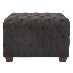 Sitzhocker Nimes Stoff - dunkelgrau