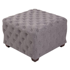 Sitzhocker Nimes Stoff - grau