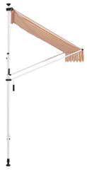 Klemmmarkise Westerly 350x120 cm - weiß/gelb