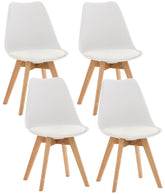 4er Set Stuhl Linares - weiß