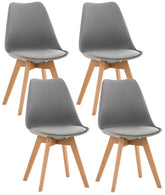 4er Set Stuhl Linares - grau