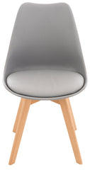 4er Set Stuhl Linares - grau
