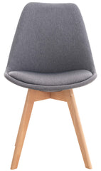 Stuhl Linares Stoff - grau