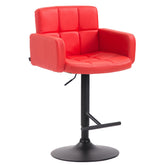 Barhocker Los Angeles schwarz - rot