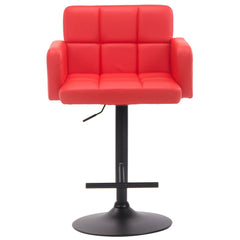 Barhocker Los Angeles schwarz - rot