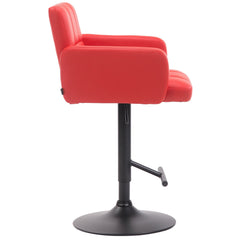 Barhocker Los Angeles schwarz - rot