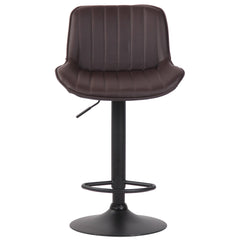 Barhocker Lentini Kunstleder schwarz - braun