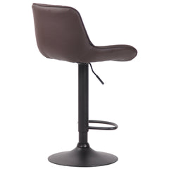 Barhocker Lentini Kunstleder schwarz - braun